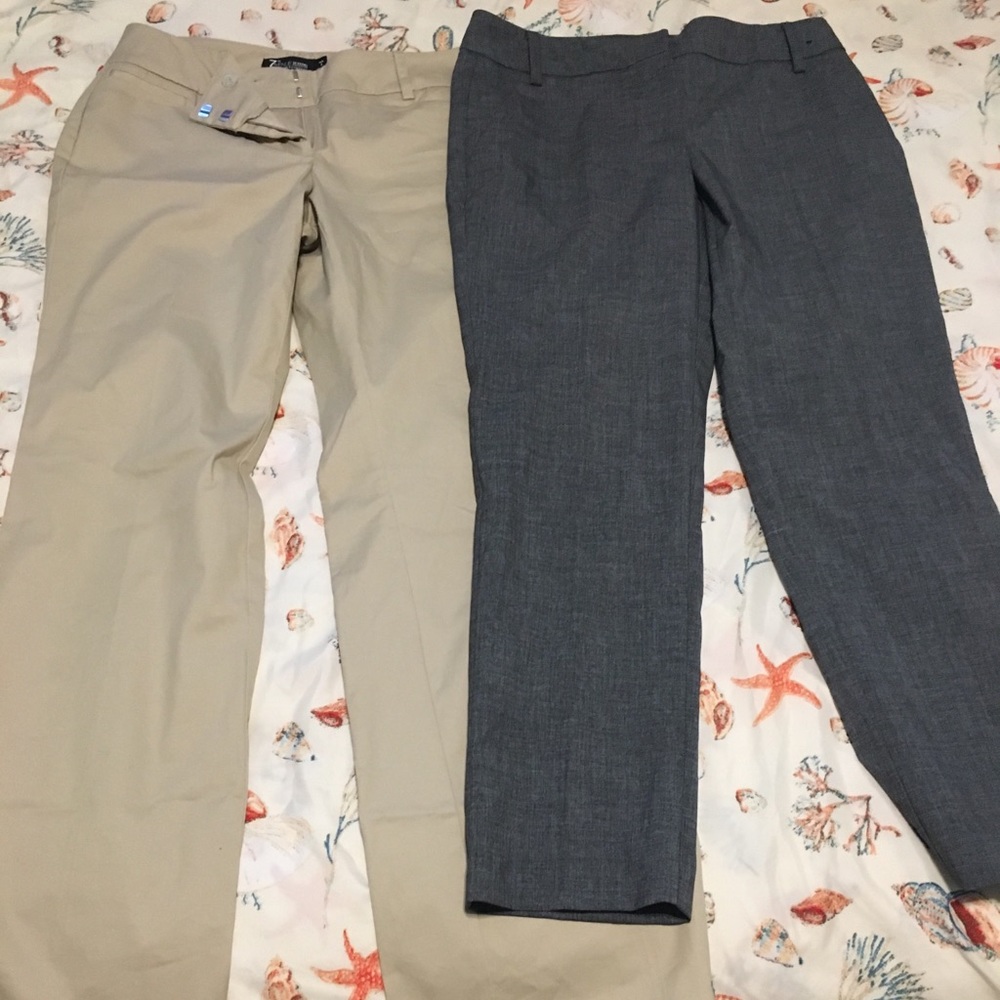 2 pairs NY&C work pants